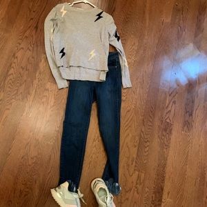 Lightning bolt sweater